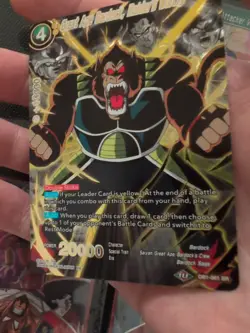 Dragon ball Super Card Game Great Ape Bardock, Raider's Warcry DB1-061 SR Foil - Image 4