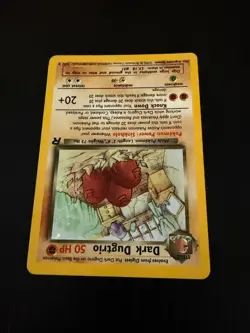 Dark Dugtrio Pokemon Card 6/82 Team Rocket Holo LP - Image 2