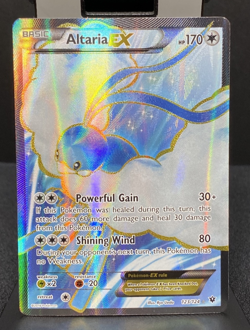 Altaria-EX Fates Collide Holo Card 123/124 Full Art Ultra Rare Pokemon TCG 2016 - Image 3