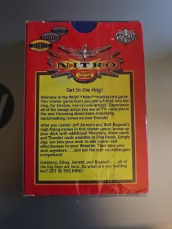 2000 WCW Wrestling Nitro CCG Two-Player Starter Set Trading Card Game - Image 3