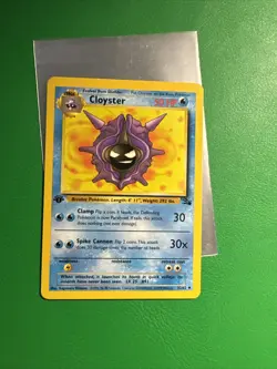 Cloyster 1st Edition 32/62 Uncommon - Fossil Set - WOTC TCG Pokemon Card - LP/NM - Image 1