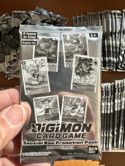 Digimon TCG Card Game Promo Packs and Box Toppers Lot - Image 3