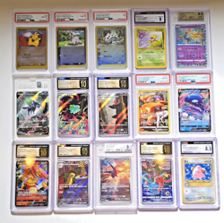 ??Clearance Sale?? Lot of 15 Graded Pokemon Cards CGC PSA BECKETT ? List In Info - Image 1
