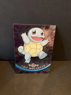 Topps Pokemon Squirtle TV Animation Edition Holo Foil Card #07 - Image 1