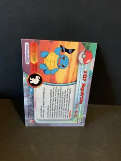 Topps Pokemon Squirtle TV Animation Edition Holo Foil Card #07 - Image 2