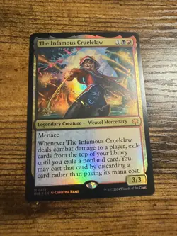 MTG Magic The Gathering The Infamous Cruelclaw FOIL Mythic Great Card! - Image 1