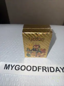 NEW Pokemon Gold Cards 55 Pack Mystery Card Great Gift Idea Sealed Pack - Image 1