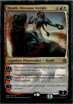 Ixalan #285 Huatli, Dinosaur Knight - Image 1