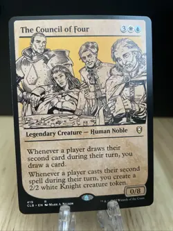 MTG The Council of Four Showcase Commander Legends Battle for Baldur's Gate NM/M - Image 1