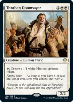 x1 Thraben Doomsayer R MTG Commander 2020 M/NM, English - Image 1