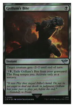 Gollum's Bite (Foil) The Lord of the Rings: Tales of Middle-Earth - MTG - NM+ - Image 1