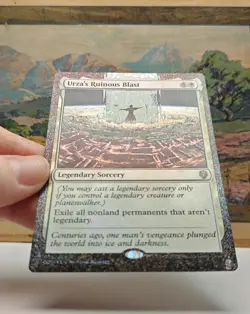 Urza's Ruinous Blast MTG Altered Art Hand Painted Glow UV Magic By S&S x GC - Image 5
