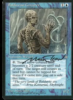 Balduvian Conjurer Auto - Magic the Gathering: Ice Age - Rare Collectible - Image 1
