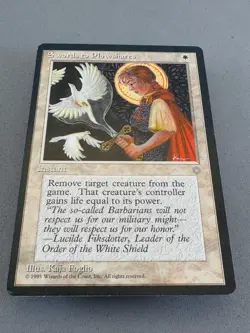 Swords to Plowshares MTG Ice Age-Never Played NM-Vintage Magic the Gathering - Image 3