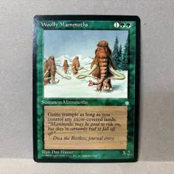 Magic The Gathering Woolly Mammoths Ice Age Regular - Image 1