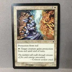 Magic The Gathering, Crimson Acolyte, Invasion 11/350 Common - Image 1