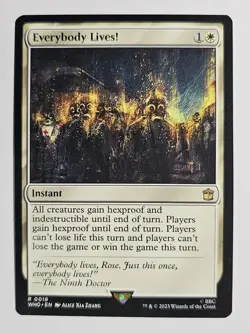 Everybody Lives 0018 Non Foil Rare Doctor Who Commander MTG Nm - Image 1