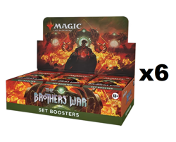 SEALED CASE - 6x Set Booster Box The Brothers War BRO MTG - Image 1