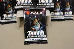 WIZARDS OF THE COAST MAGIC THE GATHERS TAHIR DRAGON STORM 7 BOOSTER PACKS MINT c - Image 2