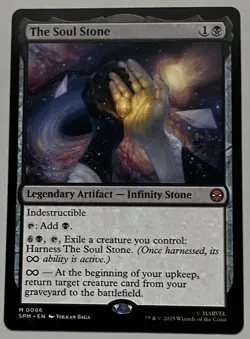 MTG Marvel’s Spider-Man The Soul Stone Legendary Artifact MYTHIC REGULAR #0066 - Image 1