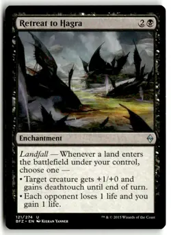 Battle for Zendikar Retreat to Hagra Expansion/Uncommon - Image 1