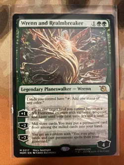 Wrenn and Realmbreaker 217 MTG March of the Machine NM Pack Fresh - Image 1