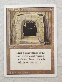 NM Howling Mine Revised Mtg Magic the Gathering - Image 1