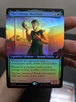 MTG -The Cabbage Merchant - Extended Art - FOIL - Avatar: The Last Airbender - Image 1