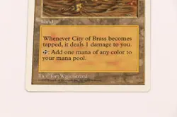 City of Brass MTG Core Set 5th Edition Regular LP+ NM- #2 - Image 3