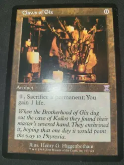 MTG Claws of Gix Time Spiral Timeshifted Magic The Gathering EX/LP - Image 1