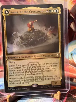 MTG Aang, at the Crossroads (203/447) Avatar The Last Airbender NM FOIL - Image 1