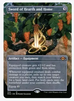 Sword of Hearth and Home (Borderless) Modern Horizons 2 Regular - Image 1