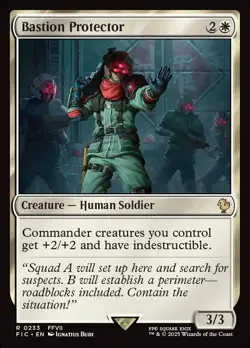 MTG - Bastion Protector - Final Fantasy Commander - X1 - (NM) - #X6467 - Image 1