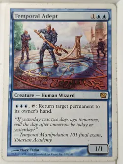 Temporal Adept - (MP) 9th Edition Core Set - Magic the Gathering MTG - Image 1