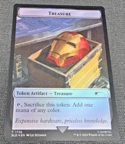 MTG - Marvel's Secret Lair - Iron Man - Treasure #1736 Foil - Image 1