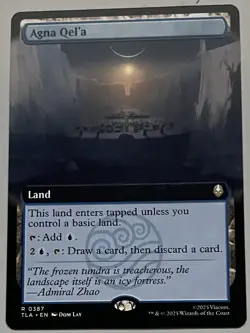 MTG Avatar: The Last Airbender Agna Qel’a Land RARE REGULAR #0387 - Image 1
