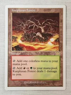 6th Edition MTG 1 Karplusan Forest Magic - Image 1