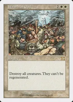 6th Edition MTG 1 Wrath of God Magic - Image 1