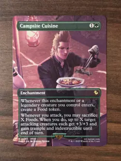 MTG Campsite Cuisine (Borderless) Regular #0464 - Final Fantasy Ignis - Image 1
