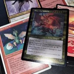 Whole COMMANDER Magic Deck MTG - Piru, the Volatile Etched Foil DRAGON's Tribal - Image 1