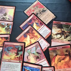 Whole COMMANDER Magic Deck MTG - Piru, the Volatile Etched Foil DRAGON's Tribal - Image 4