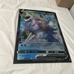 Palkia V Dialga V Lenticular Promo Card Official Pokemon Banner LGS Shop Display - Image 1