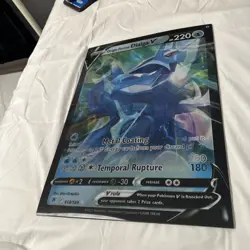 Palkia V Dialga V Lenticular Promo Card Official Pokemon Banner LGS Shop Display - Image 2