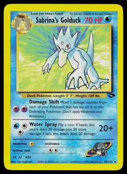 Pokemon Card - Sabrina's Golduck Gym Challenge 30/132 Rare - Image 1
