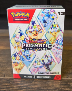Pokemon TCG Scarlet & Violet Prismatic Evolutions Booster Bundle Factory Sealed - Image 1