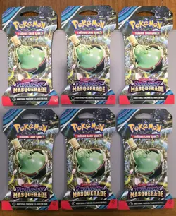 Pokemon Twilight Masquerade Sleeved Booster Packs X6 - Image 1