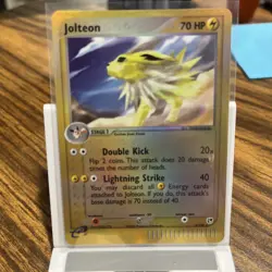 Jolteon 6/100 Sandstorm Reverse Holo Pokemon TCG ereader LP - Image 1