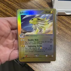 Jolteon 6/100 Sandstorm Reverse Holo Pokemon TCG ereader LP - Image 2