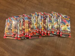 POKEMON TCG OBSIDIAN FLAMES 25 ct BOOSTER PACK PACK LOT FACTORY SEALED! 25 Packs - Image 1