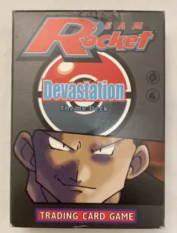 Pokemon Team Rocket Bundle - Vintage WOTC Theme Decks + Tin - Figures + More - Image 2